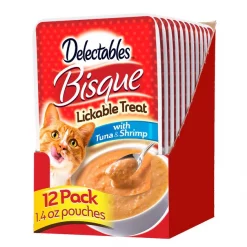 Hartz Delectables Bisque Tuna & Shrimp Lickable Cat Treat