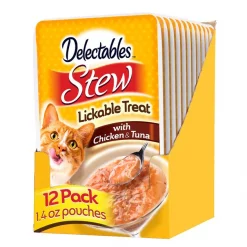Hartz Delectables Stew Chicken & Tuna Lickable Cat Treat