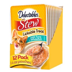 Hartz Delectables Stew Tuna & Whitefish Lickable Cat Treat