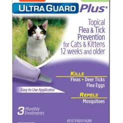 Hartz UltraGuard Plus Flea & Tick Spot Treatment for Cats, over 5 lbs