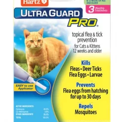 Hartz UltraGuard Pro Flea & Tick Spot Treatment for Cats, over 5 lbs