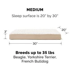 FurHaven NAP Deluxe Memory Foam Pillow Dog Bed w/Removable Cover -Hart FurHavOfficial Shop 111419 PT4. SY630 V1613802984