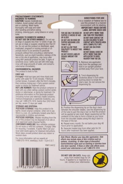 Hartz UltraGuard Plus Flea & Tick Spot Treatment for Dogs & Puppies 4 Hartz UltraGuard Plus Flea & Tick Spot Treatment for Dogs & Puppies - Image 2