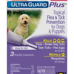 Hartz UltraGuard Plus Flea & Tick Spot Treatment for Dogs, 15-30 lbs
