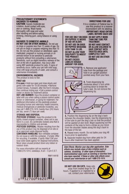 Hartz UltraGuard Plus Flea & Tick Spot Treatment for Dogs, 15-30 lbs 4 Hartz UltraGuard Plus Flea & Tick Spot Treatment for Dogs, 15-30 lbs - Image 2