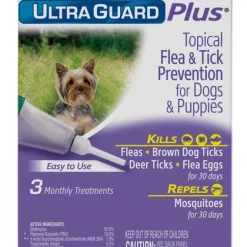 Hartz UltraGuard Plus Flea & Tick Spot Treatment for Dogs & Puppies, 5-14 lbs