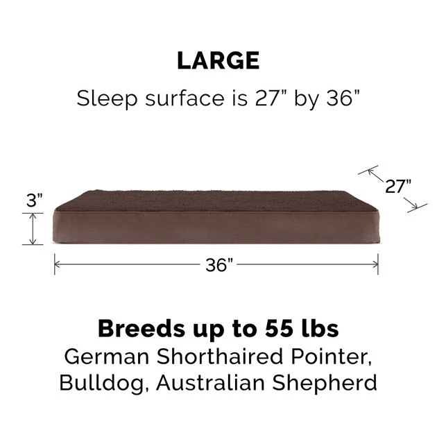 FurHaven Snuggle Deluxe Orthopedic Pillow Cat & Dog Bed w/Removable Cover 7 FurHaven Snuggle Deluxe Orthopedic Pillow Cat & Dog Bed w/Removable Cover - Image 5