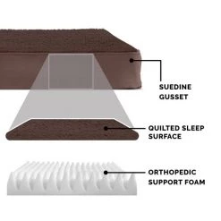 FurHaven Snuggle Deluxe Orthopedic Pillow Cat & Dog Bed w/Removable Cover 16 FurHaven Snuggle Deluxe Orthopedic Pillow Cat & Dog Bed w/Removable Cover -Hart FurHavOfficial Shop 123270 PT5. SY630 V1606790823