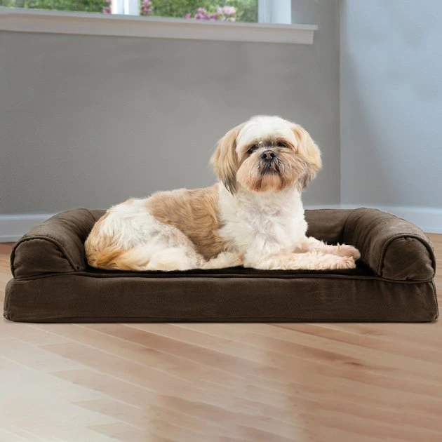 FurHaven Plush & Suede Orthopedic Sofa Cat & Dog Bed 3 FurHaven Plush & Suede Orthopedic Sofa Cat & Dog Bed