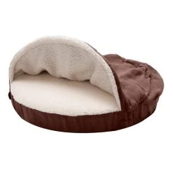 FurHaven Faux Sheepskin Snuggery Orthopedic Cat & Dog Bed w/Removable Cover -Hart FurHavOfficial Shop 132312 PT2. SY630 V1627613809