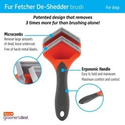 Hartz Groomer's Best Fur Fetcher DeShedding Dog Brush -Hart FurHavOfficial Shop 132683 PT3. SY630 V1657655413