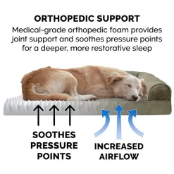 FurHaven Faux Fur Orthopedic Bolster Dog Bed w/Removable Cover 17 FurHaven Faux Fur Orthopedic Bolster Dog Bed w/Removable Cover -Hart FurHavOfficial Shop 138408 PT6. SY630 V1606802252