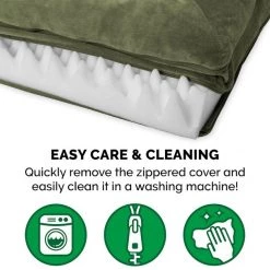 FurHaven Faux Fur Orthopedic Bolster Dog Bed w/Removable Cover 18 FurHaven Faux Fur Orthopedic Bolster Dog Bed w/Removable Cover -Hart FurHavOfficial Shop 138408 PT7. SY630 V1606807325