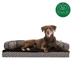 FurHaven Comfy Couch Orthopedic Bolster Dog Bed w/Removable Cover 14 FurHaven Comfy Couch Orthopedic Bolster Dog Bed w/Removable Cover -Hart FurHavOfficial Shop 138413 PT3. SY630 V1613083913