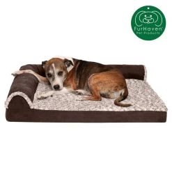 FurHaven Two-Tone Deluxe Chaise Orthopedic Dog Bed w/Removable Cover 14 FurHaven Two-Tone Deluxe Chaise Orthopedic Dog Bed w/Removable Cover -Hart FurHavOfficial Shop 138418 PT3. SY630 V1631223131