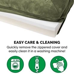 FurHaven Faux Fur Memory Top Bolster Dog Bed w/Removable Cover -Hart FurHavOfficial Shop 138444 PT7. SY630 V1606801342