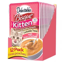 Hartz Delectables Tuna & Chicken Bisque Lickable Kitten Treat