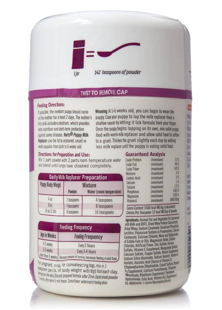 Hartz Powdered Milk Replacer Formula for Puppies 4 Hartz Powdered Milk Replacer Formula for Puppies - Image 2