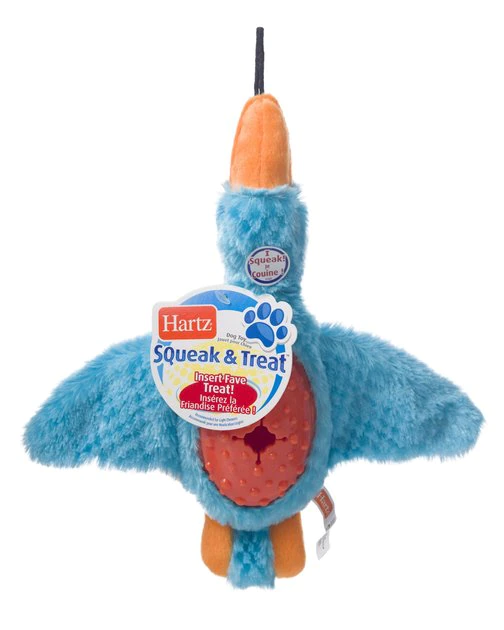 Hartz Squeak & Treat Duck Squeaky Treat Dispenser Dog Toy, Color Varies 8 Hartz Squeak & Treat Duck Squeaky Treat Dispenser Dog Toy, Color Varies - Image 6