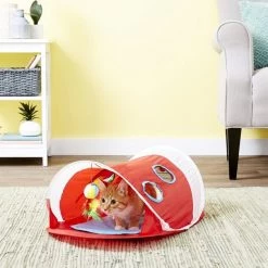 Hartz Just For Cats Peek & Play Pop-Up Tent Cat Toy -Hart FurHavOfficial Shop 139103 PT2. SY630 V1589230874
