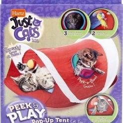 Hartz Just For Cats Peek & Play Pop-Up Tent Cat Toy -Hart FurHavOfficial Shop 139103 PT6. SY630 V1589230885