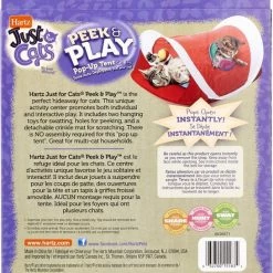 Hartz Just For Cats Peek & Play Pop-Up Tent Cat Toy -Hart FurHavOfficial Shop 139103 PT7. SY630 V1589230889