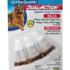 Hartz UltraGuard Dual Action Flea & Tick Spot Treatment for Dogs 61-150 lbs+