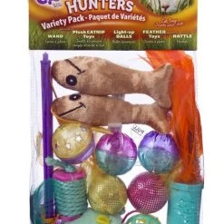 Hartz Just For Cats Super Hunters Cat Toy Variety Pack, 13 count