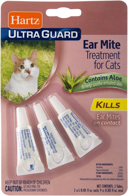 Hartz Medication for Ear Mites for Cats 3 Hartz Medication for Ear Mites for Cats