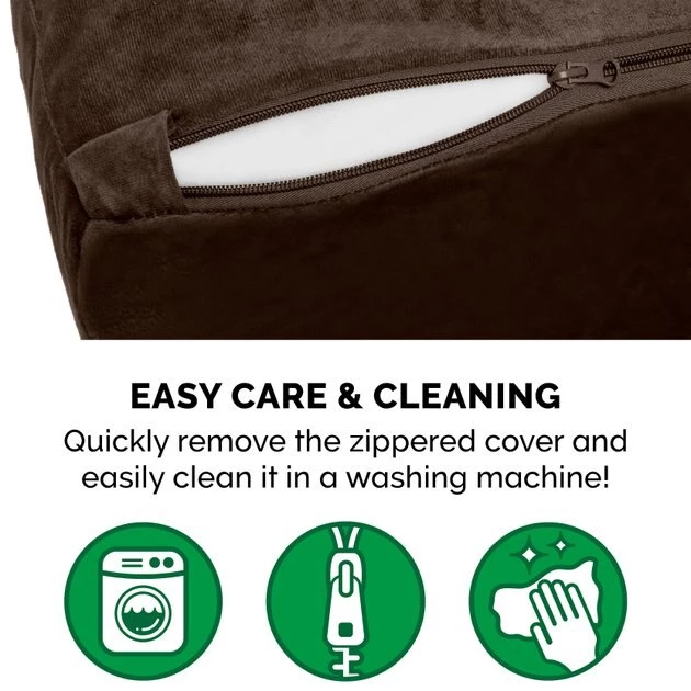 FurHaven Quilted Goliath Chaise Bolster Dog Bed w/Removable Cover 10 FurHaven Quilted Goliath Chaise Bolster Dog Bed w/Removable Cover - Image 8