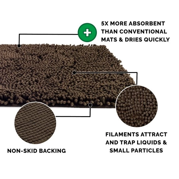 FurHaven Muddy Paws Towel & Shammy Dog Mat 8 FurHaven Muddy Paws Towel & Shammy Dog Mat - Image 6