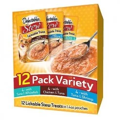 Hartz Delectables Stew Variety Pack Lickable Cat Treats