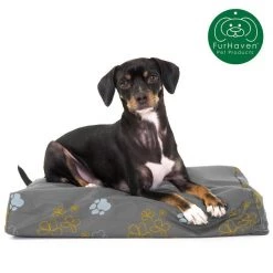 FurHaven Indoor/Outdoor Garden Orthopedic Cat & Dog Bed w/Removable Cover -Hart FurHavOfficial Shop 172207 PT3. SY630 V1597962066