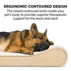 FurHaven Ultra Plush Luxe Lounger Orthopedic Cat & Dog Bed w/Removable Cover -Hart FurHavOfficial Shop 172227 PT7. SY630 V1625261256