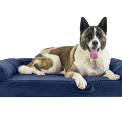 FurHaven Quilted Memory Top Bolster Cat & Dog Bed w/Removable Cover -Hart FurHavOfficial Shop 172320 PT3. SY630 V1581517078