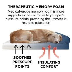 FurHaven Quilted Memory Top Bolster Cat & Dog Bed w/Removable Cover -Hart FurHavOfficial Shop 172320 PT5. SY630 V1556743060