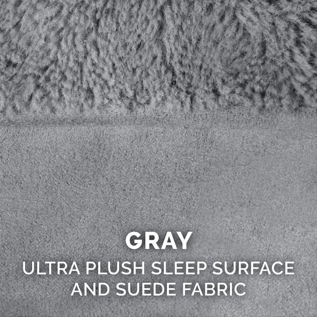 FurHaven Plush & Suede Memory Top Bolster Dog Bed w/Removable Cover 11 FurHaven Plush & Suede Memory Top Bolster Dog Bed w/Removable Cover - Image 9