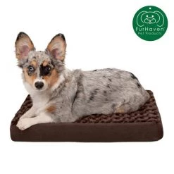 FurHaven Ultra Plush Deluxe Cooling Gel Pillow Dog Bed w/Removable Cover -Hart FurHavOfficial Shop 173182 PT3. SY630 V1613754976