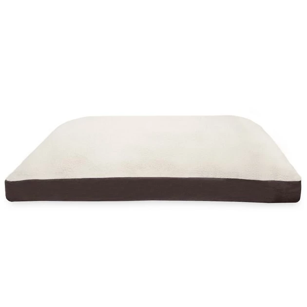 FurHaven Faux Sheepskin & Suede Deluxe Pillow Cat & Dog Bed w/Removable Cover 5 FurHaven Faux Sheepskin & Suede Deluxe Pillow Cat & Dog Bed w/Removable Cover - Image 3