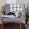 FurHaven Self-Warming Convertible Cuddle Mat Bolster Cat & Dog Bed