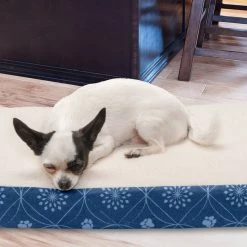 FurHaven Paw Decor Deluxe Memory Foam Cat & Dog Bed w/Removable Cover