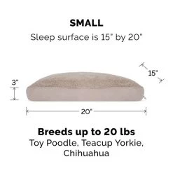 FurHaven Snuggle Deluxe Pillow Cat & Dog Bed w/Removable Cover -Hart FurHavOfficial Shop 176204 PT3. SY630 V1588970833