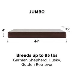 FurHaven Faux Sheepskin & Suede Memory Foam Cat & Dog Bed w/Removable Cover -Hart FurHavOfficial Shop 176210 PT4. SY630 V1606390312