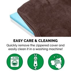 FurHaven Terry Deluxe Cooling Gel Pillow Cat & Dog Bed w/Removable Cover -Hart FurHavOfficial Shop 176286 PT6. SY630 V1588971654