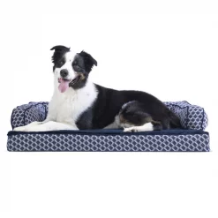 FurHaven Comfy Couch Memory Top Cat & Dog Bed w/Removable Cover