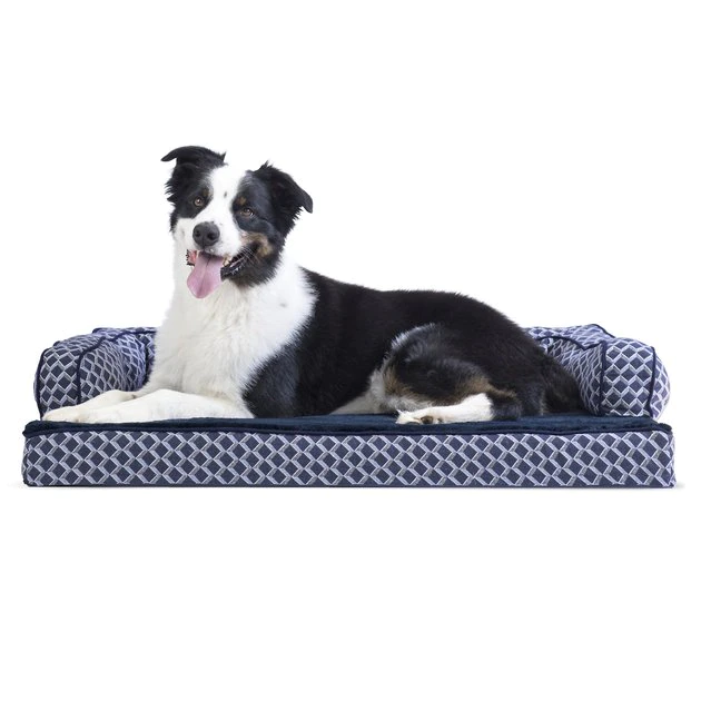 FurHaven Comfy Couch Memory Top Cat & Dog Bed w/Removable Cover 3 FurHaven Comfy Couch Memory Top Cat & Dog Bed w/Removable Cover