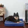 FurHaven Indoor/Outdoor Solid Cooling Gel Cat & Dog Bed w/Removable Cover