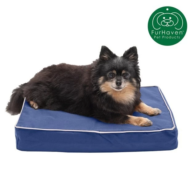 FurHaven Indoor/Outdoor Solid Cooling Gel Cat & Dog Bed w/Removable Cover 6 FurHaven Indoor/Outdoor Solid Cooling Gel Cat & Dog Bed w/Removable Cover - Image 4