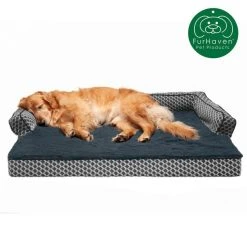 FurHaven Comfy Couch Cooling Gel Cat & Dog Bed w/Removable Cover -Hart FurHavOfficial Shop 178854 PT3. SY630 V1613086578