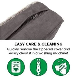 FurHaven Luxury Edition Orthopedic Bolster Cat & Dog Bed w/Removable Cover 19 FurHaven Luxury Edition Orthopedic Bolster Cat & Dog Bed w/Removable Cover -Hart FurHavOfficial Shop 178891 PT8. SY630 V1597096902